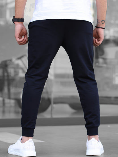 Men's Solid Color Jogger Sports Pants With Drawstrings, Casual Lightweight And Breathable Running Fitness Slim Pants Outdoor Trousers