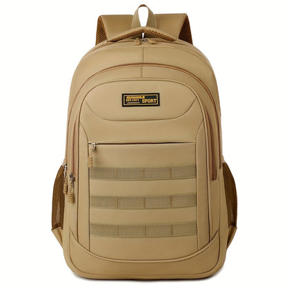Leisure Backpack, Large Capacity Backpack, Suitable for Men and Women, Height 48cm, Length 33cm, Thickness 20cm, Can Hold 17-inch Laptop, Equipped with Adjustable Shoulder Straps, Ideal Choice for Daily Outdoor Commuting, Tra