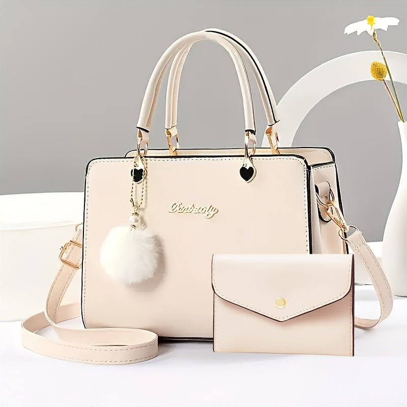 Premium Women's Bag New Fashionable Handbag Set Versatile Shoulder Crossbody Gift for Thanksgiving