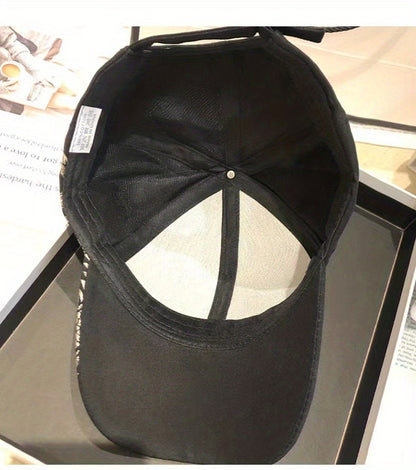 1pc Unisex Sunshade Breathable Adjustable Baseball Cap With Dragon Print For Outdoor Sport, Ideal choice for Gifts