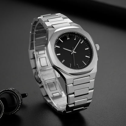 PLADEN Fashion Brand High-end Solid Stainless Steel Ultra-thin Simple Business Men'S Women'S Watch