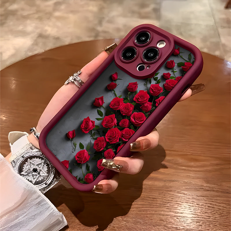 Red Rose Flower բարձրարժեք և գեղեցկության բջջային հեռախոսի պատյան iPhone 16/16Pro/16ProMax/16Plus/15/15Plus/15Pro/15ProMax, 14/14Plus/14Pro/14ProMax, 13/13Pro/13ProMax, 12ProMax, 12Pro1 11/11Pro/11Proamx, 7/8plus, XR/Xs/XsMax