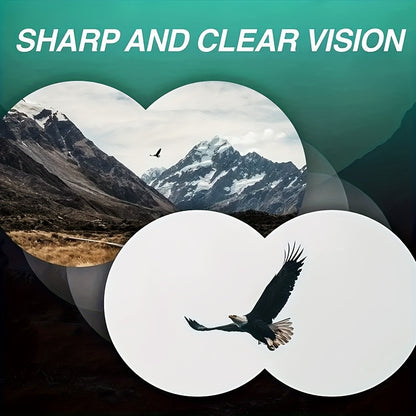 1pc 10X Upgraded HD Portable Zoom Binoculars, Folding Performance Telescopes, Long Range Powerful Binoculars, for Outdoor Tourism and Camping