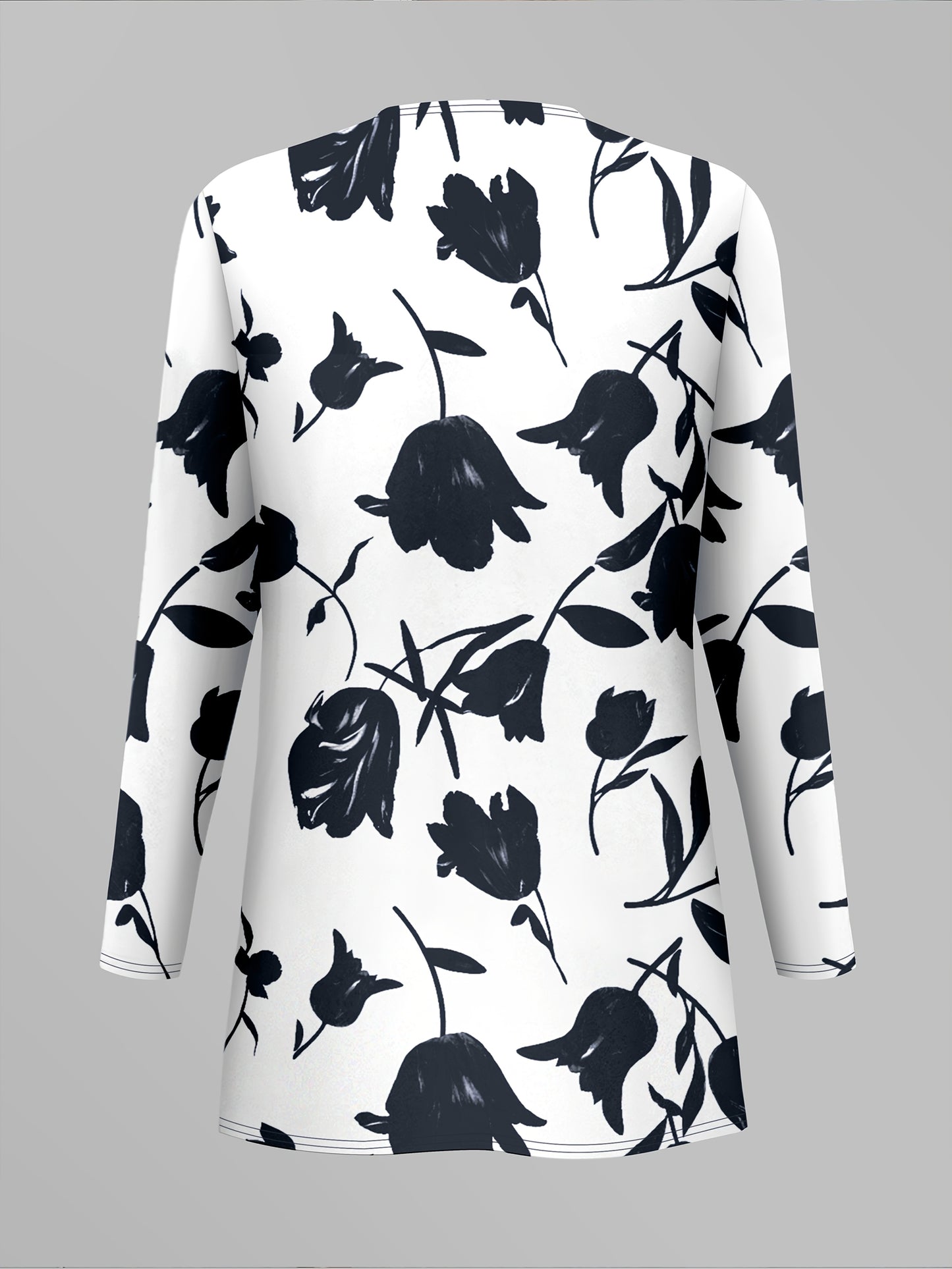 Women'S 3pcs Set, Floral Print Cardigan with Solid Color Cami and Wide-Leg Pants Casual Outfit