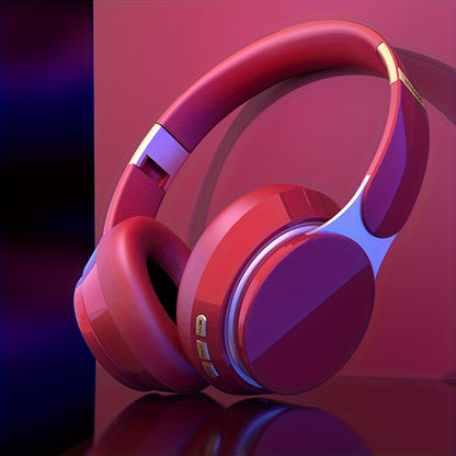 1pc Retro Style Wireless Headphones with HiFi Sound, Foldable & Portable Design, Built-in Radio, Condenser Mic, Button Control, Compatible with Cellphones, Ideal for Gaming, Exercise, Home Use - 5.3 Chip, Type-C Charging, Non