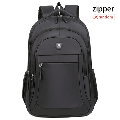 Zipper Random, Large Capacity Outdoor Hiking Backpack Camping Bag for Men's Casual Backpack, Fits 17-inch Laptop, Durable School Backpack with Multiple Compartments, Multi-layer Design, Spine Protection Backpack, Height 48cm
