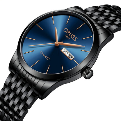 Men's Watch, Business Simple Double Calendar Cool Men's Watch
