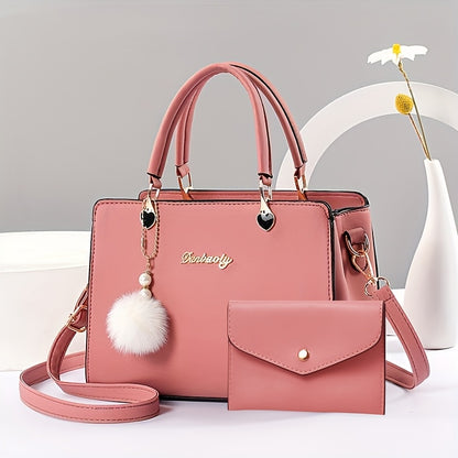 Premium Women's Bag New Fashionable Handbag Set Versatile Shoulder Crossbody Gift for Thanksgiving