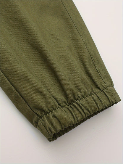 Men's Cargo Pants Outdoor Hiking Multi-Pocket Utility Long Trousers, Casual Style, For All Seasons