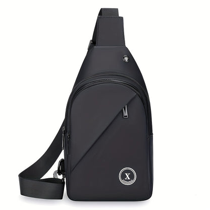 Men'S Chest Bag with Large Capacity, Stylish Crossbody Bag That Allows for Versatile Carrying Options, Perfect for Outdoor Sports And Travel.
