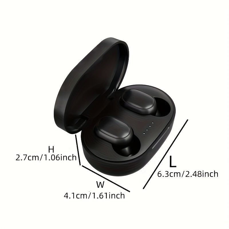 Hot-selling TWS True Wireless Earphones - In-Ear Dual-Ear, High-Quality Sound, High-Definition Calls - for Music & Running - Suitable for All - Perfect Gift for Music Lovers & Fitness Enthusiasts - Wireless Earbuds, High-Qual
