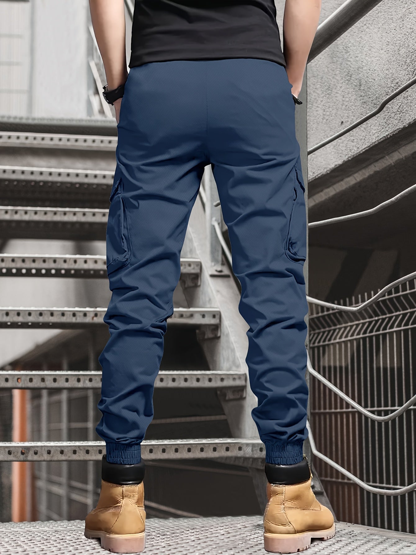 Men'S Cargo Pants, Stylish And Casual Joggers with Multiple Pocket Decorations, Suitable for Spring And Summer, Model 2188.