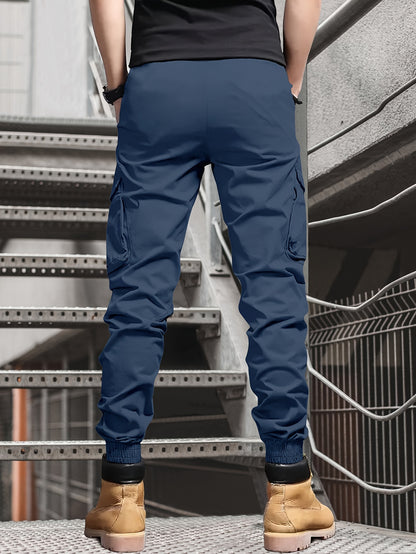 Men'S Cargo Pants, Stylish And Casual Joggers with Multiple Pocket Decorations, Suitable for Spring And Summer, Model 2188.
