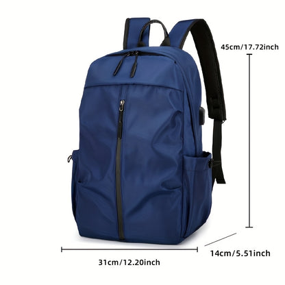 TMOOS Lightweight Large Capacity Backpack - Heavy-Duty Oxford Fabric Travel, Gym, Hiking, Laptop Backpack with Multiple Compartments, Padded Shoulder Straps - Convertible Crossbody Bag for Men, Women, Students, Professionals