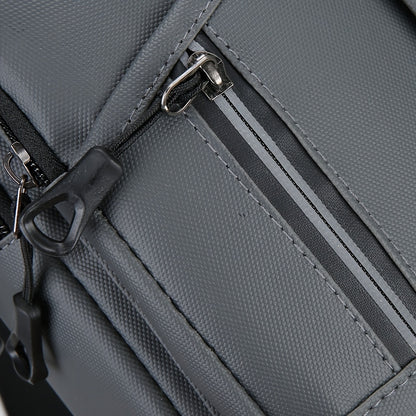 1pc Men's New Large Capacity Bag, Multilayer Storage Crossbody Bag, Trendy Fashion Chest Bag