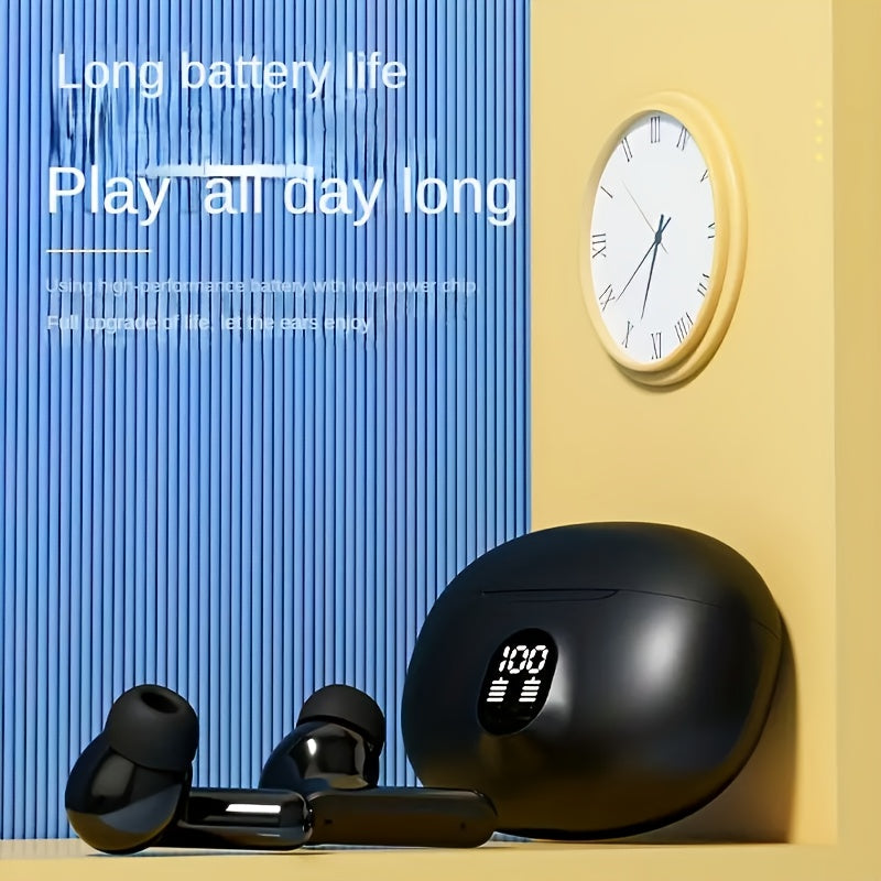 2025 New Model of Wireless Earphones with LED Battery Display, Long-Lasting Battery Life, and High-Fidelity Sound Quality That Feels Like a Music Feast. They Provide a Comfortable and Stylish Earbud Experience, Available in T