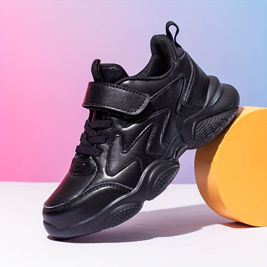 Durable Build | Classic Sneakers - Comfortable Casual Sports Shoes with Adjustable Strap, Solid Color Design for Running, Daily Wear & Outdoor Activities, All-Season Use, Casual Wear Shoes | Classic Sneakers | Hook Loop Closu