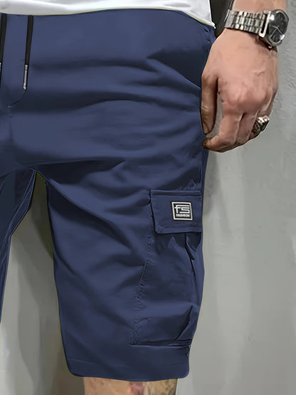Men's Cargo Shorts Pants Outdoor Hiking Multi-Pocket Utility Shorts, Casual Style, For Summer Hiking Cycling