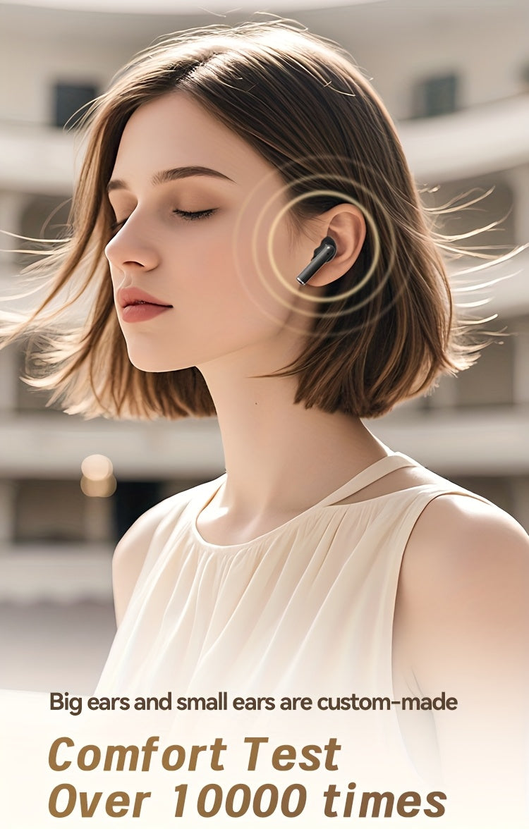 ACER TWS Wireless Earbuds with Deep Bass & Noise Cancellation, Long-Lasting Comfort, HIFI Sound, Touch Controls, Fast Delivery, Compatible with Phones/Tablets/Laptops, Ideal for Running, Music, Business, and More, Wireless Ea