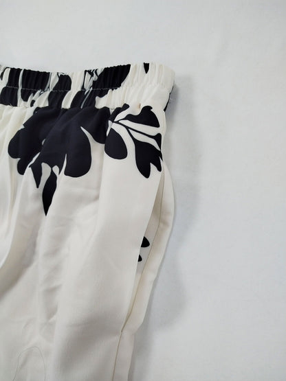 Spring And Autumn Fashionable Women'S Floral Long-Sleeve Top And Pants Set