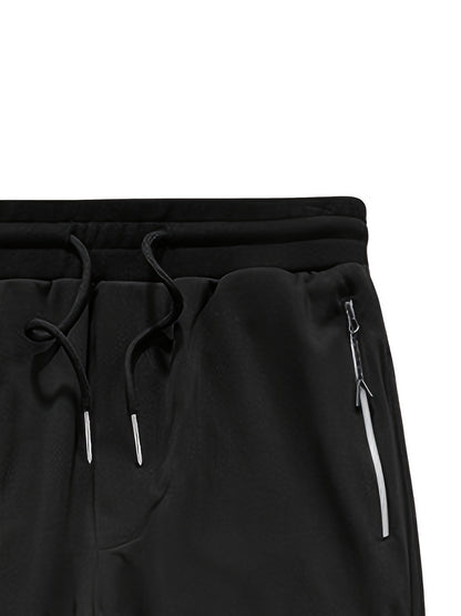 Spring and Autumn Men's Stand Collar Sports Casual Pants Suit
