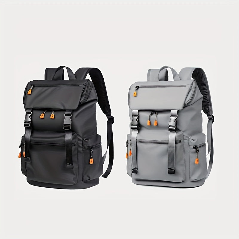 Men's Professional Backpack - Large Capacity Laptop Backpack with 39.62cm Sleeve, Business Computer Bag, Heavy-Duty Zipper Closure, Adjustable Padded Shoulder Straps - Lightweight Work Backpack for Office, College, Travel - E