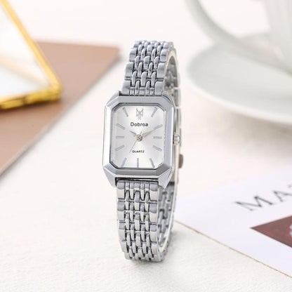 Fashion Classic Five-Bezel Bracelet Watch Square Fashion Watch A Must-have for women