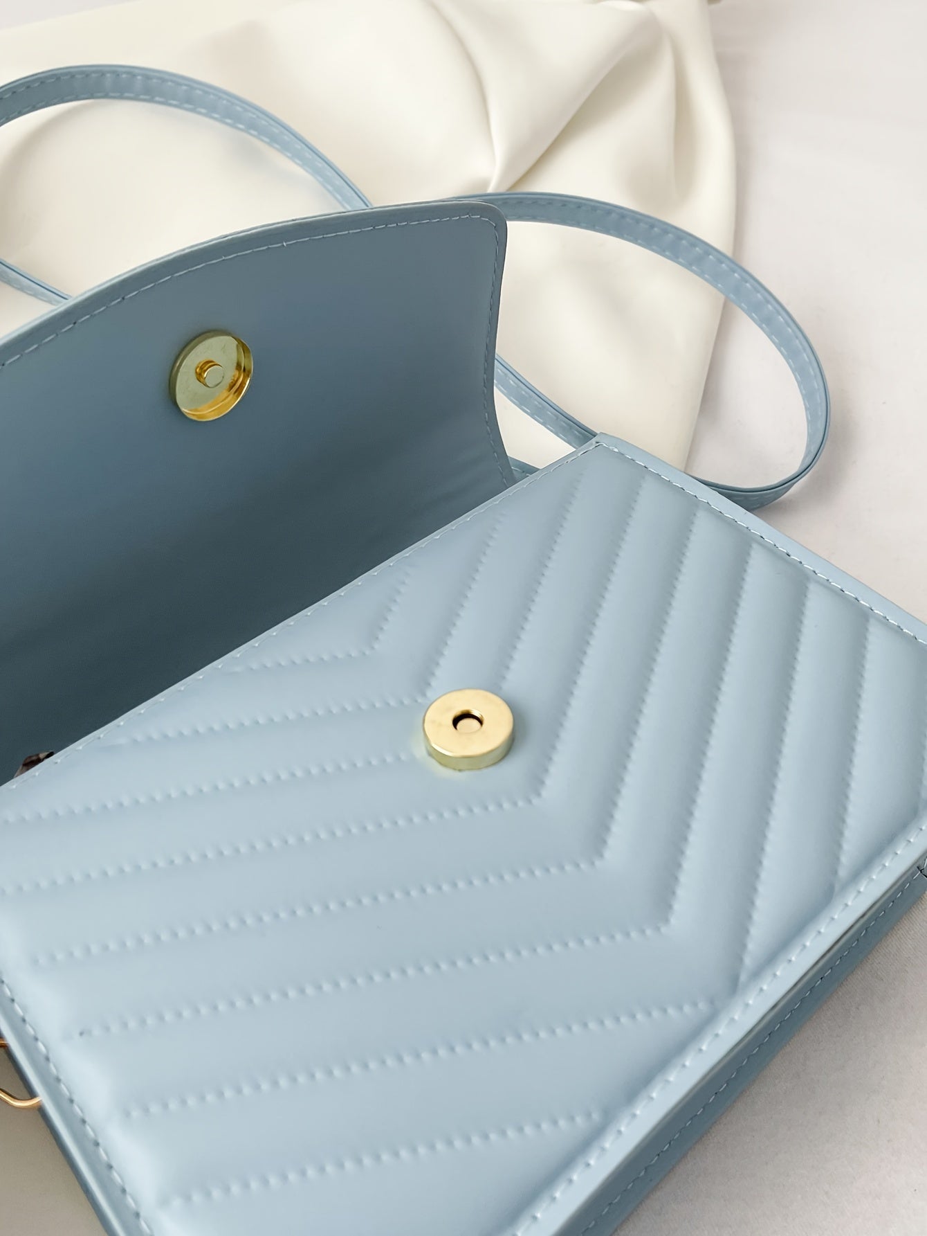 Elegant Embossed Square Crossbody Bag, Women's Fashion PU Shoulder Handbag With Adjustable Strap