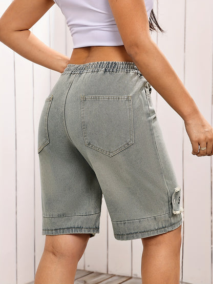 Summer New American Shorts with and Trendy Print Design High Waist Shorts 18283