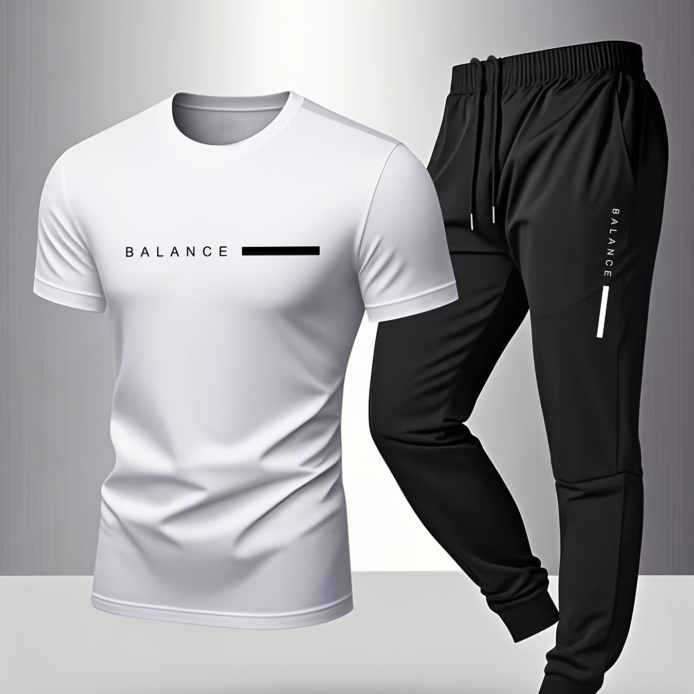 Men's Casual Set Fashion Logo Homewear Gift