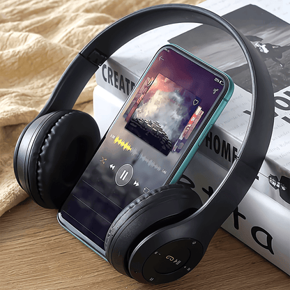 GENAI Wireless Over-Ear Headphones, 20H Playtime, Wireless 5.0, Noise Reduction, Comfortable Padded Ear Cups, Foldable Design for Travel & Home, Perfect Gift for Youngsters, Teens, Adults, Women