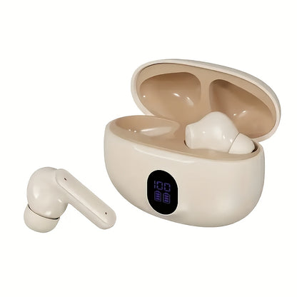 2025 New Model of Wireless Earphones with LED Battery Display, Long-Lasting Battery Life, and High-Fidelity Sound Quality That Feels Like a Music Feast. They Provide a Comfortable and Stylish Earbud Experience, Available in T