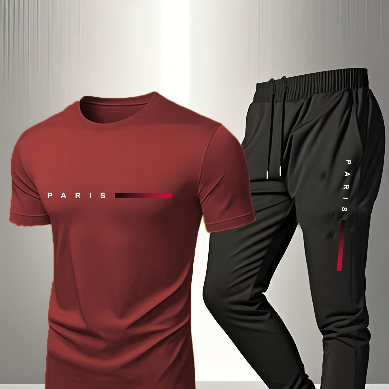 Men's Casual Homewear Suit Fashion Logo Pajamas Gift