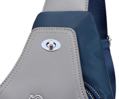 SelectMen'S Large Capacity Motorcycle Bag - Trendy Crossbody Shoulder Bag with Multiple Pockets, Casual Oxford Style, Hand Washable, Ideal for Daily Commute, Everyday Commute Bag|Casual Style Bag|Zippered Closure