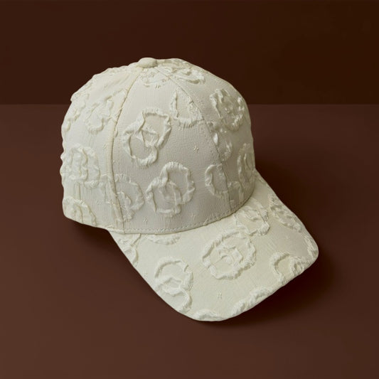 New Spring and Summer Versatile Fashion Textured Breathable Baseball Cap for Men and Women with Wide Brim to Display Small Face Duckbill Ha