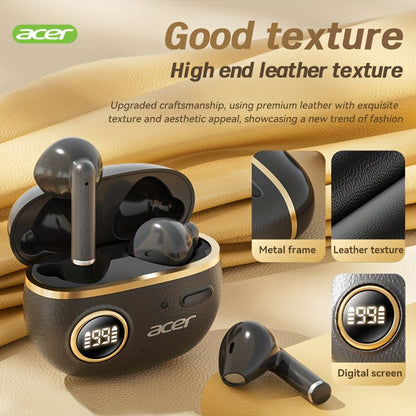 ACER TWS Wireless Earbuds with Deep Bass & Noise Cancellation, Long-Lasting Comfort, HIFI Sound, Touch Controls, Fast Delivery, Compatible with Phones/Tablets/Laptops, Ideal for Running, Music, Business, and More, Wireless Ea