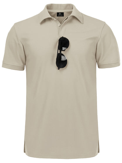 2pcs Men's Casual Shirts - Breathable, Stretch Fabric with Button Detail, Summer Wear, Men's Shirts