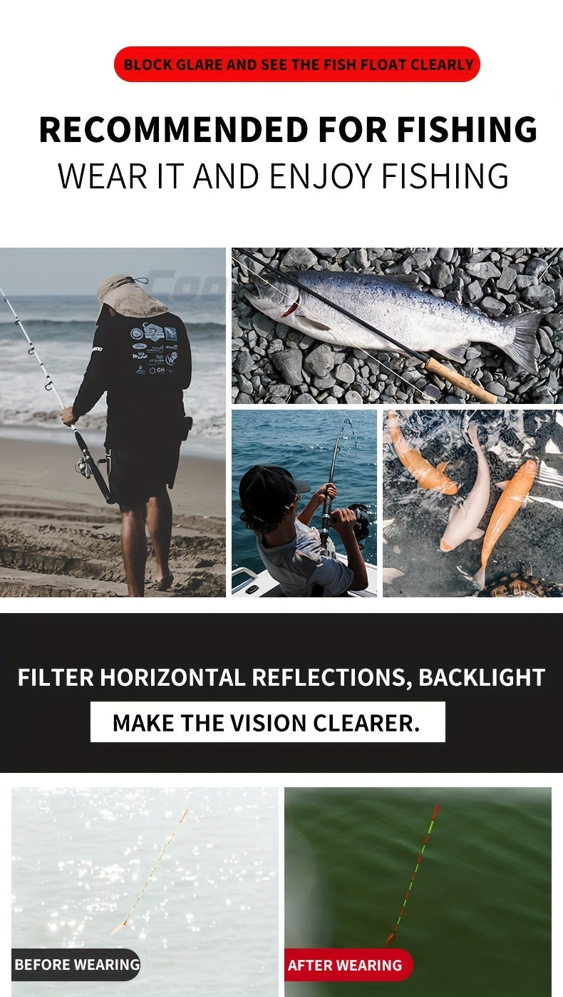 Coolpandas Brand Top Photochromic Glasses for Men And Women, Polarized Chameleon Glasses for Outdoor Sports, Fishing, Driving Goggles with Anti-Glare Features.