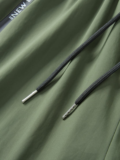 Men's sports trousers that absorb moisture and sweat, keep you dry and breathable, with pockets and drawstrings, zipper details, soft and comfortable soft-touch Men's jogging pants, lightweight and durable sports trousers, cl