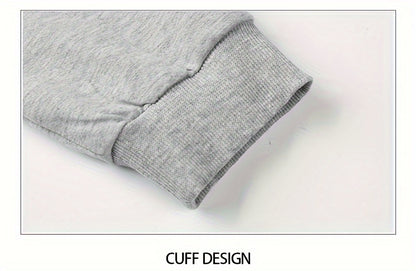Men's Hooded Sweatshirt Set - 2024 New Autumn Casual Sporty Long Sleeve Outfit for Men