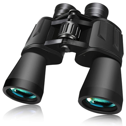 10X50 High Magnification Binoculars - Professional HD Optics for Concerts, Bird Watching, Sports Events & Hunting, Includes Portable Bag & Shoulder Strap, Durable Rubber Material, Compact Design for Easy Travel, Concerts, Bir