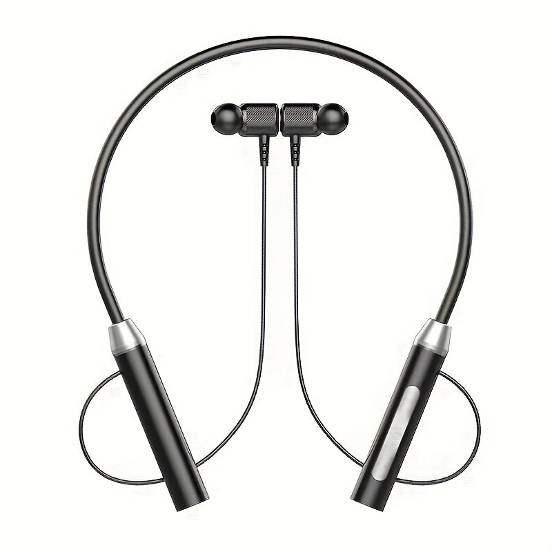 Wireless Neckband Headphones, Wireless 5.3, High-Capacity, Ultra-Long Battery Life, with Microphone for Noise Cancelling Clear Calls, In-Ear Earbuds Earphones, Booming Sound, for Sports Running Music Workout Gym, for Samsung