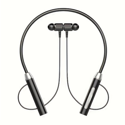 Wireless Neckband Headphones, Wireless 5.3, High-Capacity, Ultra-Long Battery Life, with Microphone for Noise Cancelling Clear Calls, In-Ear Earbuds Earphones, Booming Sound, for Sports Running Music Workout Gym, for Samsung