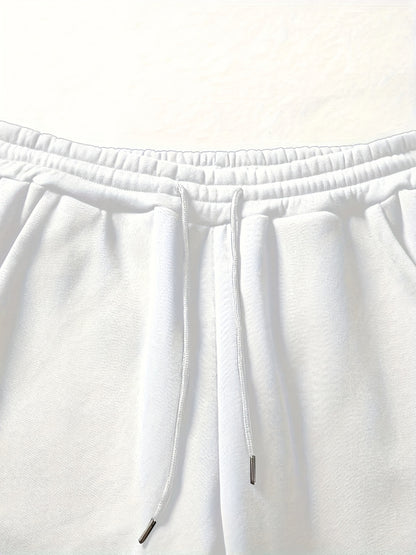 Men's Two-piece Set with Printed Hoodie and Sweatpants