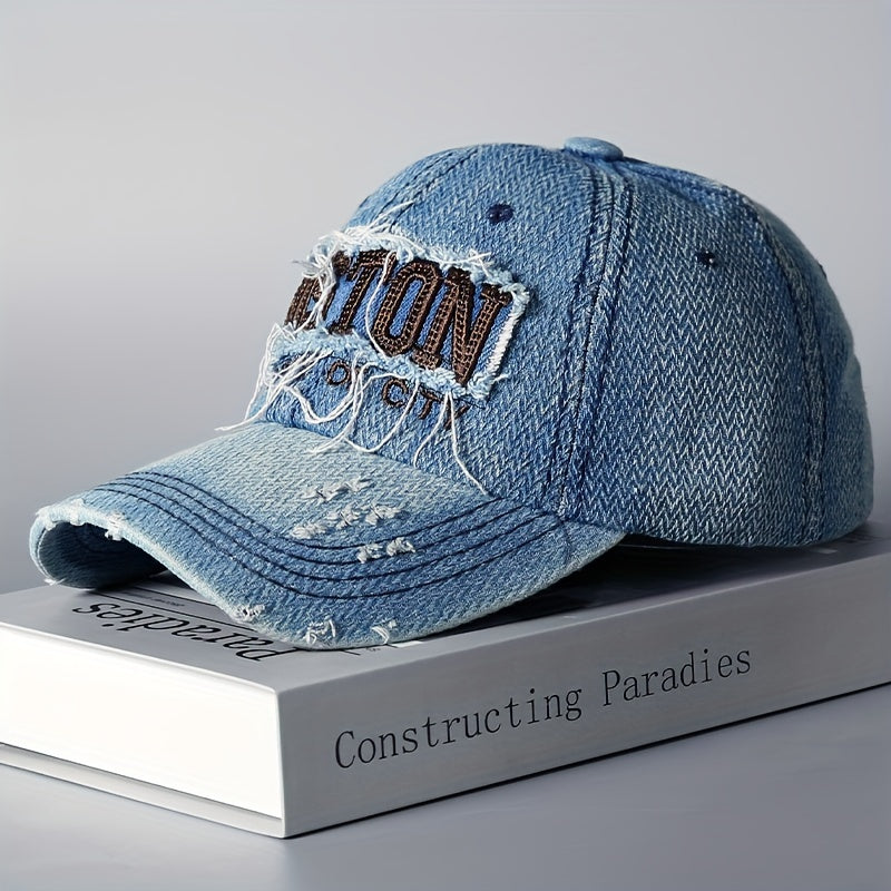 1pc Creative Cowboy Baseball Hat for Men and Women Four Seasons Street Dance Society Fashion Personality Sunscreen Duck Tongue Hat Casual Versatile Soft Top Hat