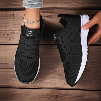 Women'S Casual Sports Shoes, Breathable And Lightweight Running Shoes, Flat Trendy Sneakers for Leisure.