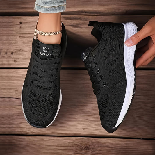 Women'S Casual Sports Shoes, Breathable And Lightweight Running Shoes, Flat Trendy Sneakers for Leisure.