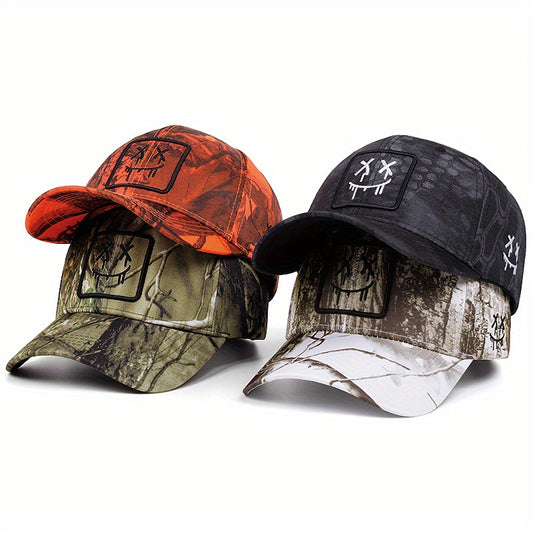 2025 New Men'S Outdoor Sports Baseball Cap - Adjustable Snapback, Polyester, Casual Style with Stylish Graphic Design, Baseball