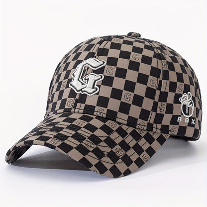 Letter B Embroidery Baseball Cap Classic Solid Color Trendy Dad Hat Lightweight Adjustable Sun Hats For Women & Men