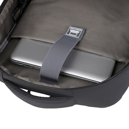 Stylish Men's Business Backpack - Large Capacity, Multi-Layer with Zippers, Durable Oxford Material, Perfect for Daily Commute & School